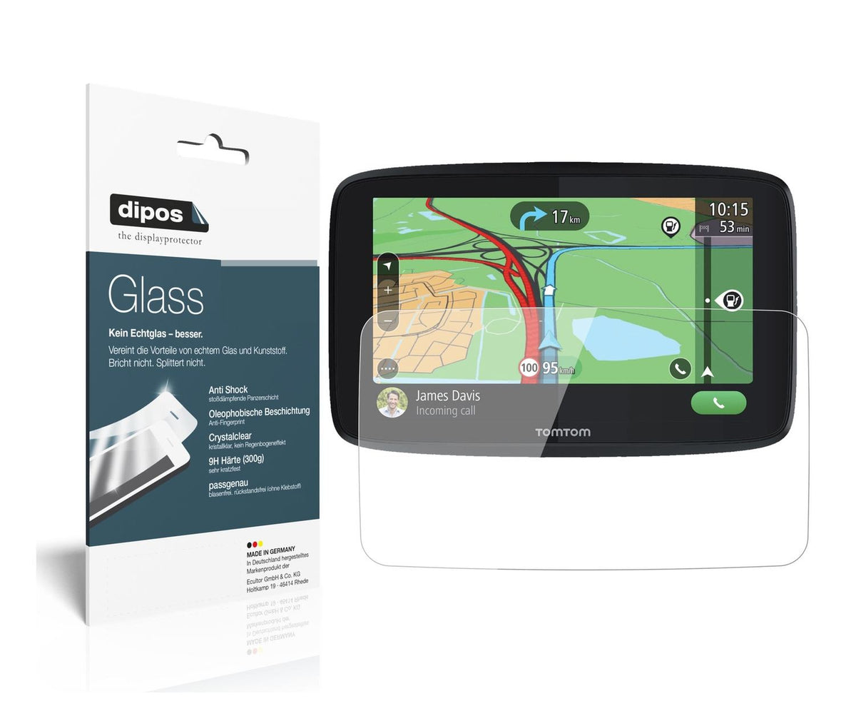 2x 9H Schutzfolie für TomTom GO Essential 6 Panzerfolie