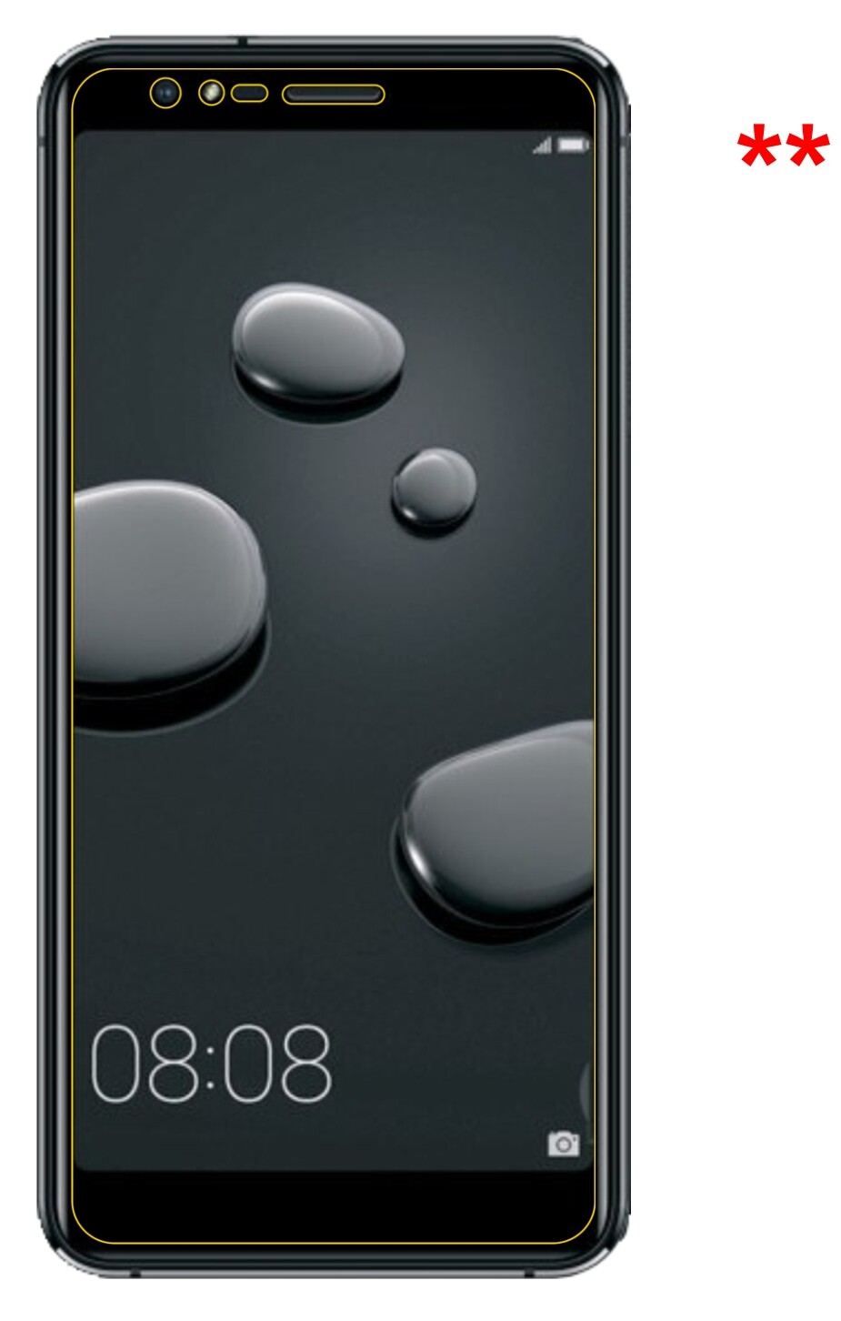 Dünne und klare Folie passend zugeschnitten für Haier P10