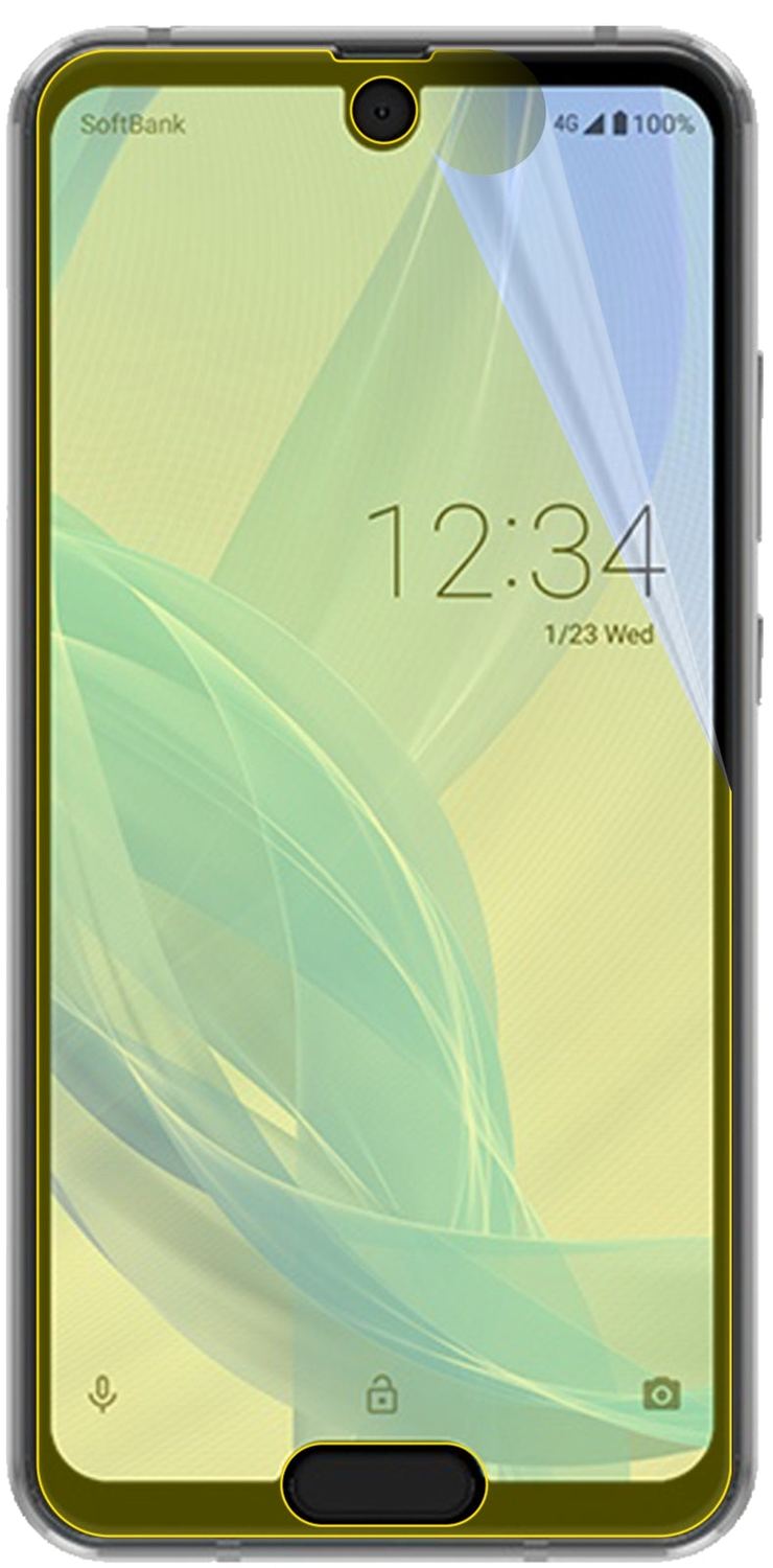 3x 3D Full Cover Schutzfolie für Sharp Aquos R2 Compact