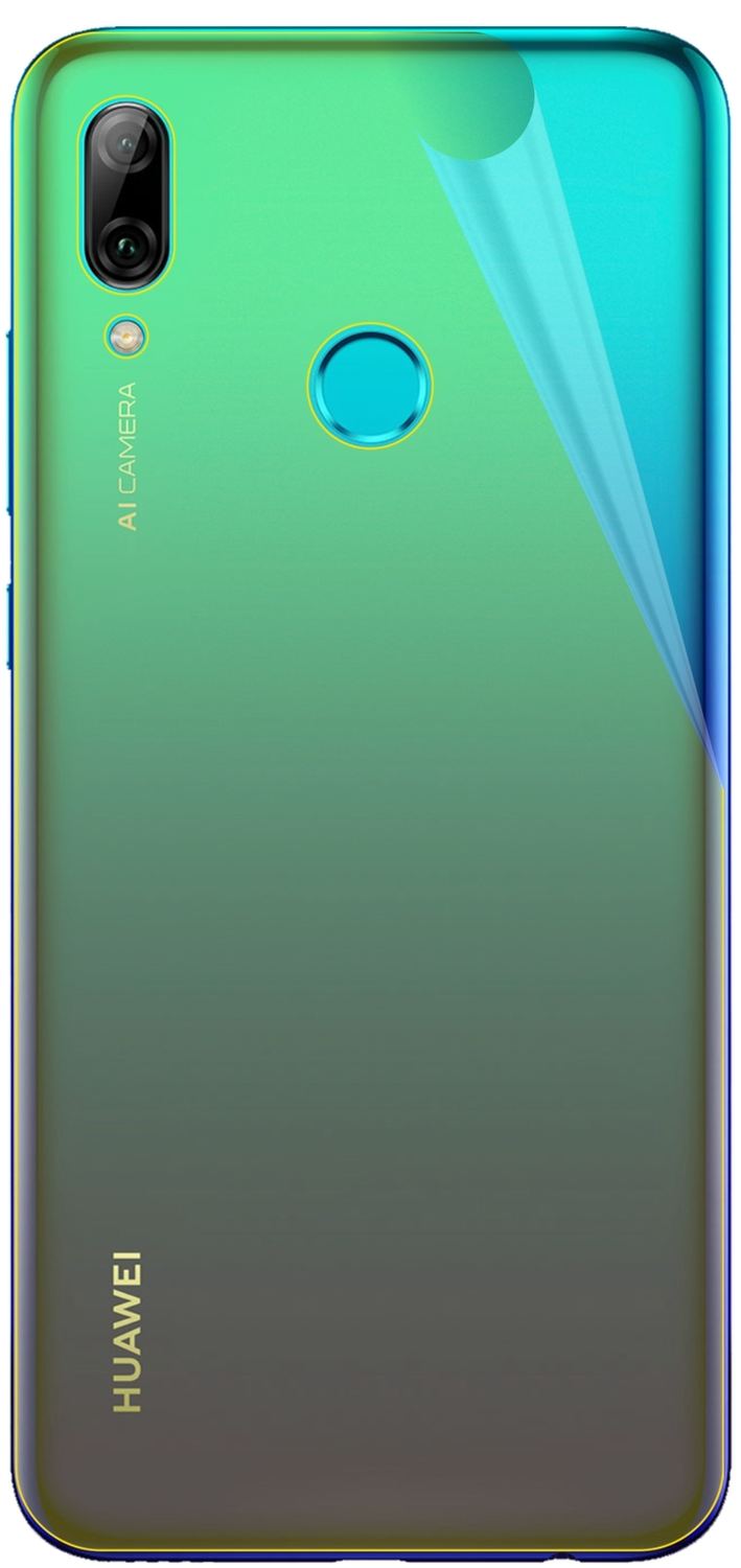 3x 3D Full Cover Schutzfolie für Huawei P Smart (2019) Rückseite