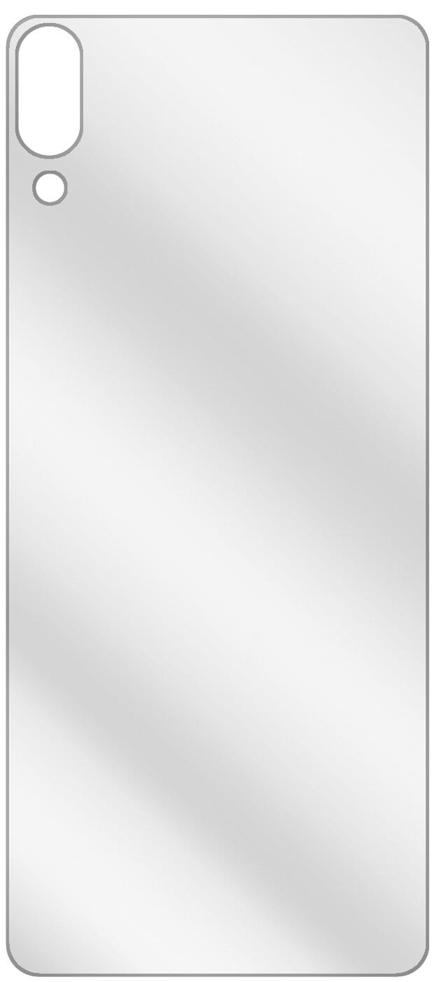 dipos Displayschutz für Huawei Enjoy 9 Rückseite, transparente Oberfläche, geringe Dicke und perfekte Passform