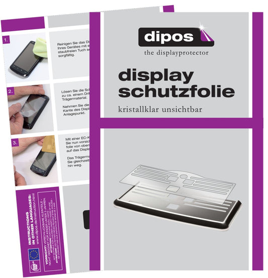2x Schutzfolie klar für Philips EP5934/10 Tropfblech Display-Schutzfolie