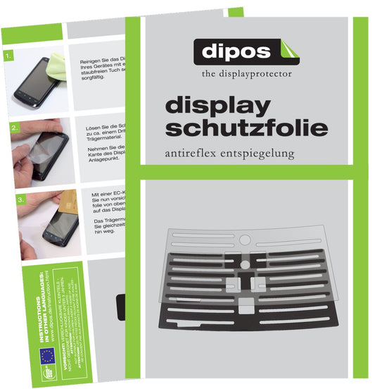 2x Schutzfolie matt für Philips HD8847/10 Tropfblech Display-Schutzfolie