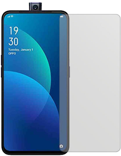 OppoF11 mit aufgebrachter dipos Displayschutzfolie, die lästige Fingerabdrücke minimiert