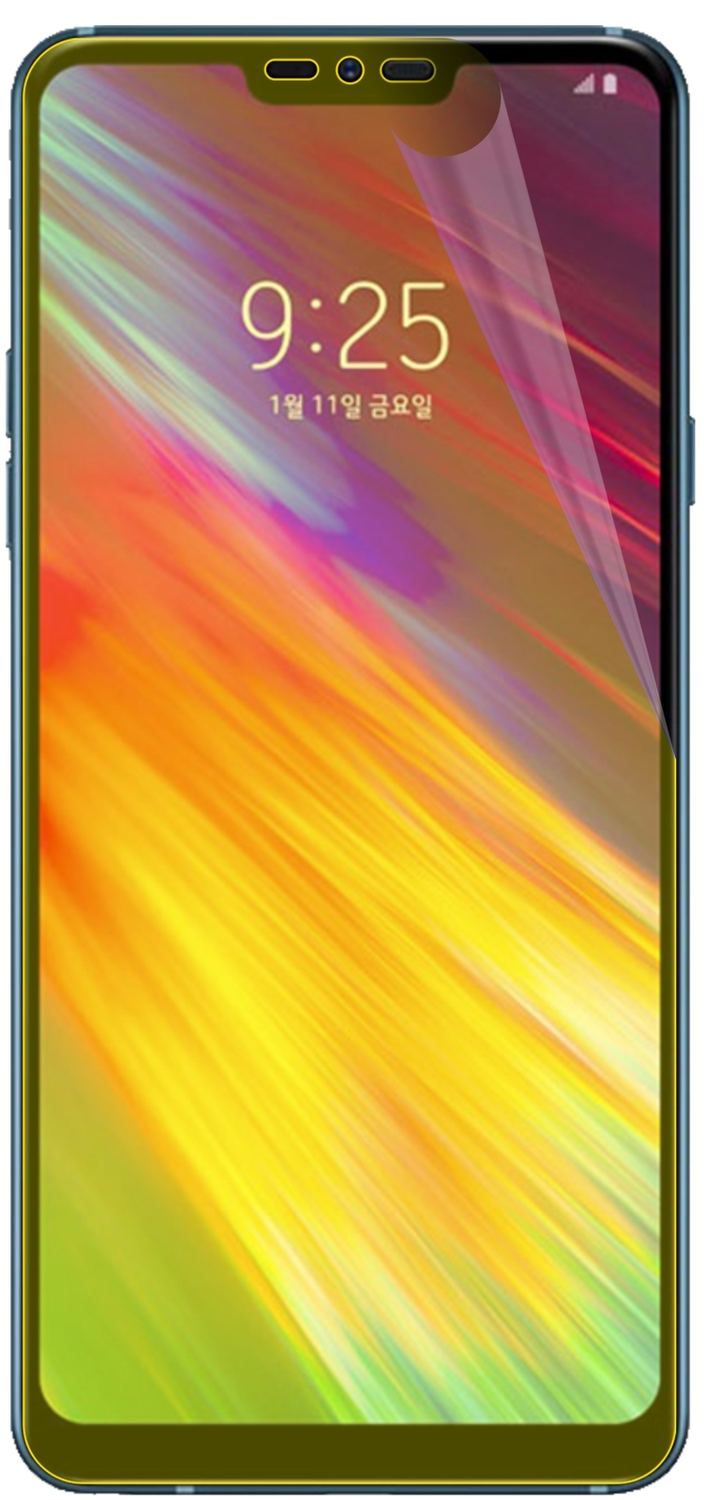 3x 3D Full Cover Schutzfolie für LG Q9