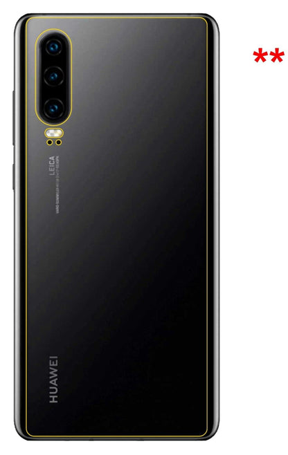Dünne und klare Folie passend zugeschnitten für Huawei P30 Rückseite