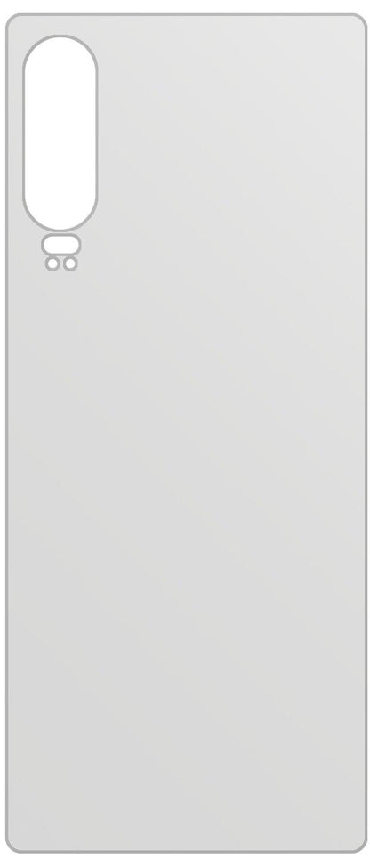 dipos Displayschutz für Huawei P30 Rückseite, mattierte Oberfläche, geringe Dicke und perfekte Passform