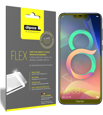 3x 3D Full Cover Schutzfolie für Honor 8C