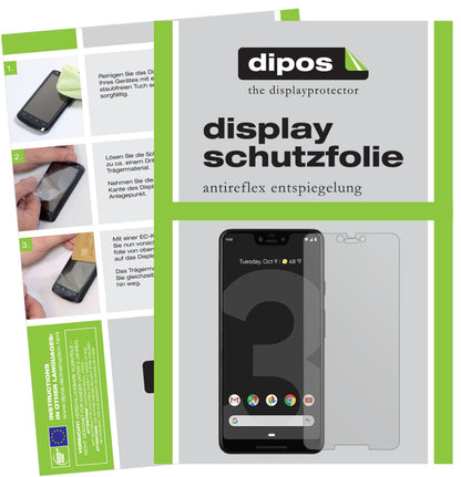 Matte Displayschutzfolie von dipos passend für HTC Exodus 1, präziser Zuschnitt und blasenfrei montiert