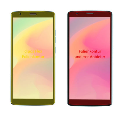 3x 3D Full Cover Schutzfolie für Blackview A20 Pro