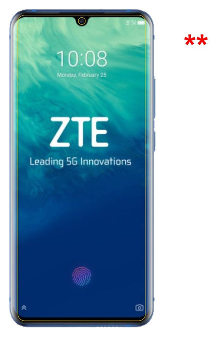 Dünne und klare Folie passend zugeschnitten für ZTE Axon 10 Pro 5G