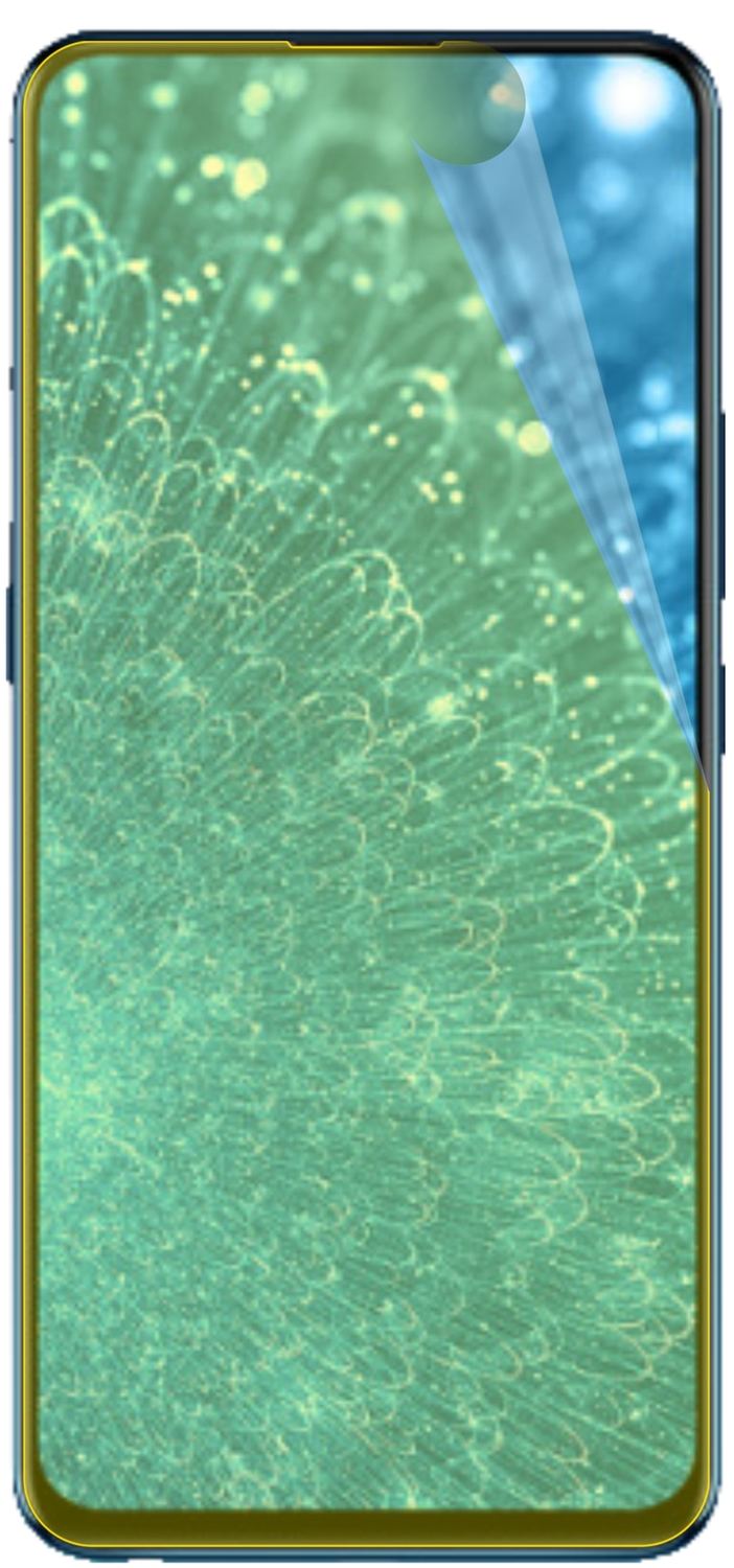 dipos Displayschutz für Vivo S1, transparente Oberfläche, geringe Dicke und perfekte Passform