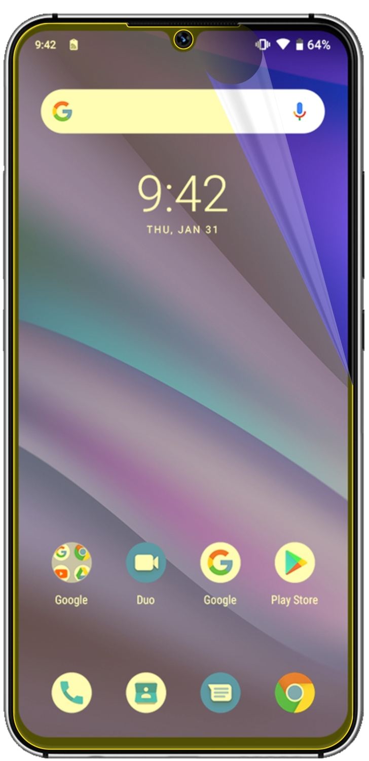 3x 3D Full Cover Schutzfolie für Umidigi A5 Pro