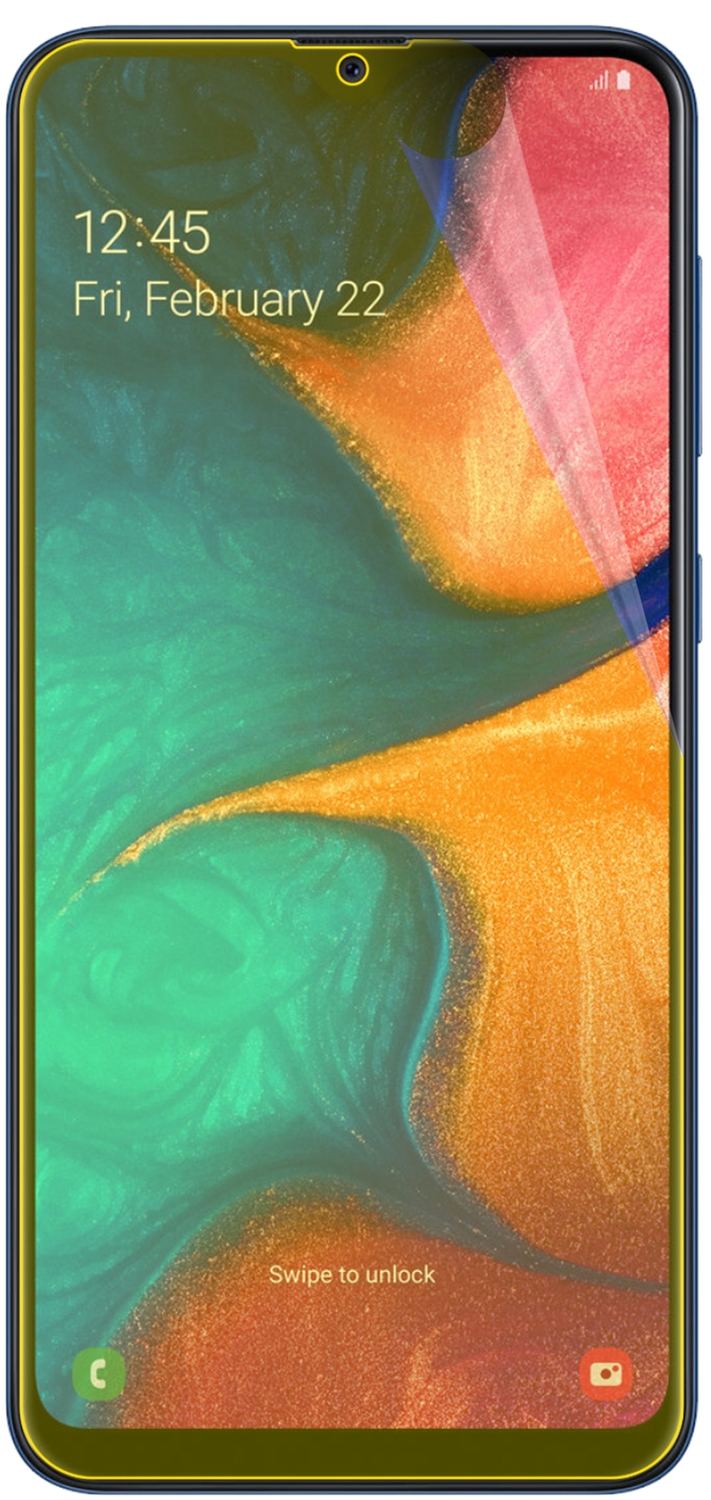 3x 3D Full Cover Schutzfolie für Samsung Galaxy A20e