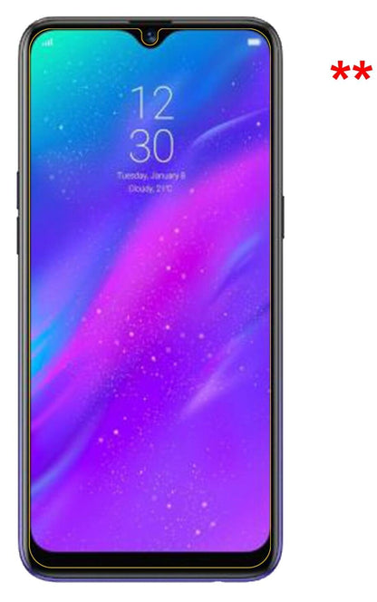 Dünne und klare Folie passend zugeschnitten für Oppo Realme 3 Pro
