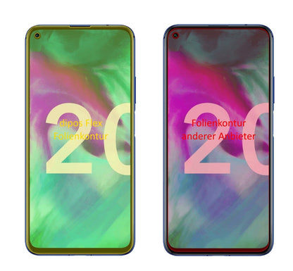 3x 3D Full Cover Schutzfolie für Honor 20