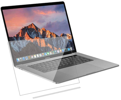 AppleMacBook Pro 13 Zoll (2019) Touchbar mit aufgebrachter dipos Flex Schutzfolie, glasklare Darstellung ohne Einschränkungen