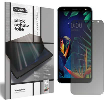 Blickschutzfolie für LG K40 matt Schutzfolie Privacy