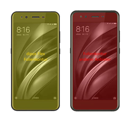 3x 3D Full Cover Schutzfolie für Nomu M8