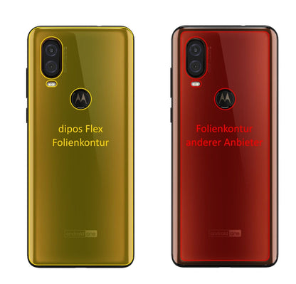 3x 3D Full Cover Schutzfolie für Motorola P50 Rückseite