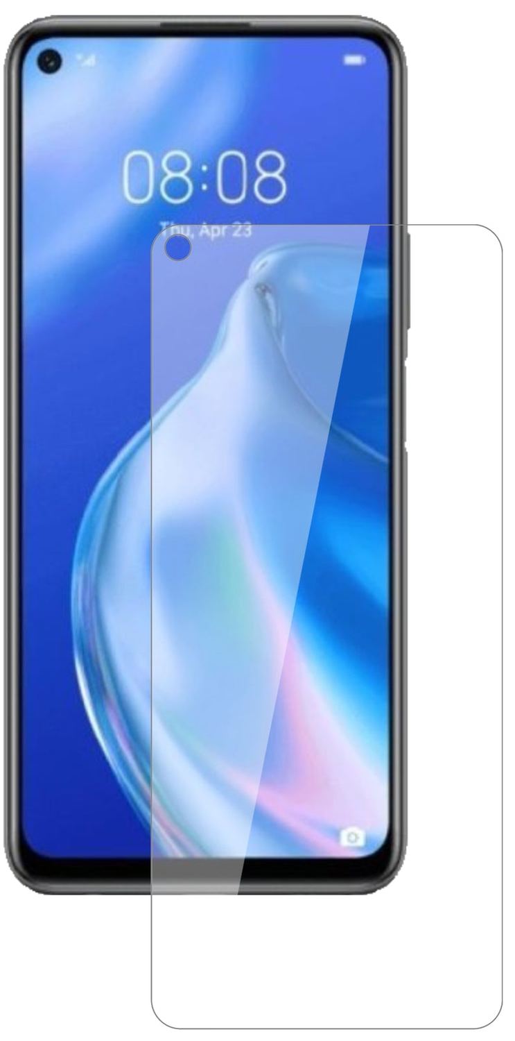 Honor30S mit aufgebrachter dipos Flex Schutzfolie, glasklare Darstellung ohne Einschränkungen