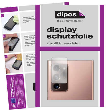 2x Schutzfolie klar für Samsung Galaxy Note 20 5G Kameralinse Display-Schutzfolie