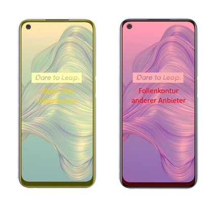 3x 3D Full Cover Schutzfolie für Oppo Realme V5 5G