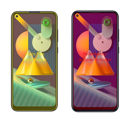 3x 3D Full Cover Schutzfolie für Samsung Galaxy M11