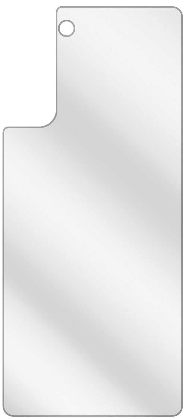 2x Schutzfolie klar für Samsung Galaxy S21 Rückseite Display-Schutzfolie