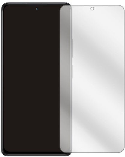 XiaomiRedmi Note 10 Pro mit aufgebrachter dipos Displayschutzfolie, glasklare Darstellung ohne Einschränkungen
