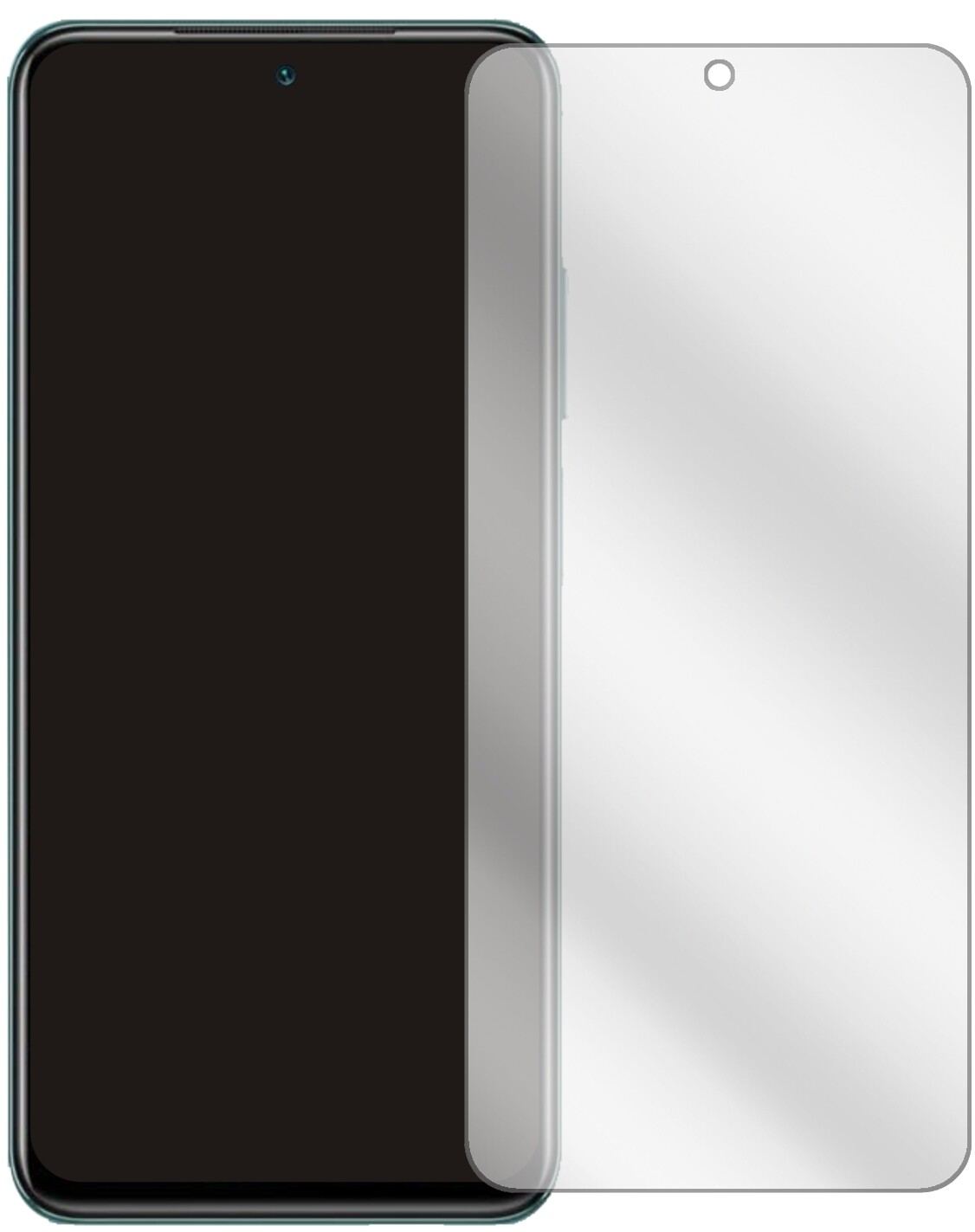 2x Schutzfolie klar für Xiaomi Redmi Note 10 Display-Schutzfolie