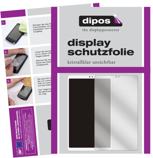2x Schutzfolie klar für Samsung Galaxy Tab A7 Lite Display-Schutzfolie