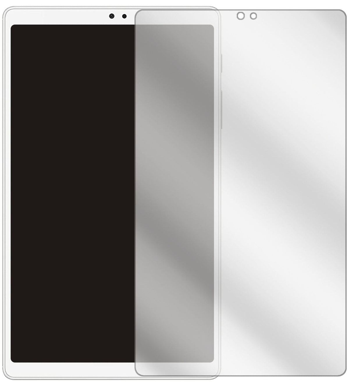 2x Schutzfolie klar für Samsung Galaxy Tab A7 Lite Display-Schutzfolie