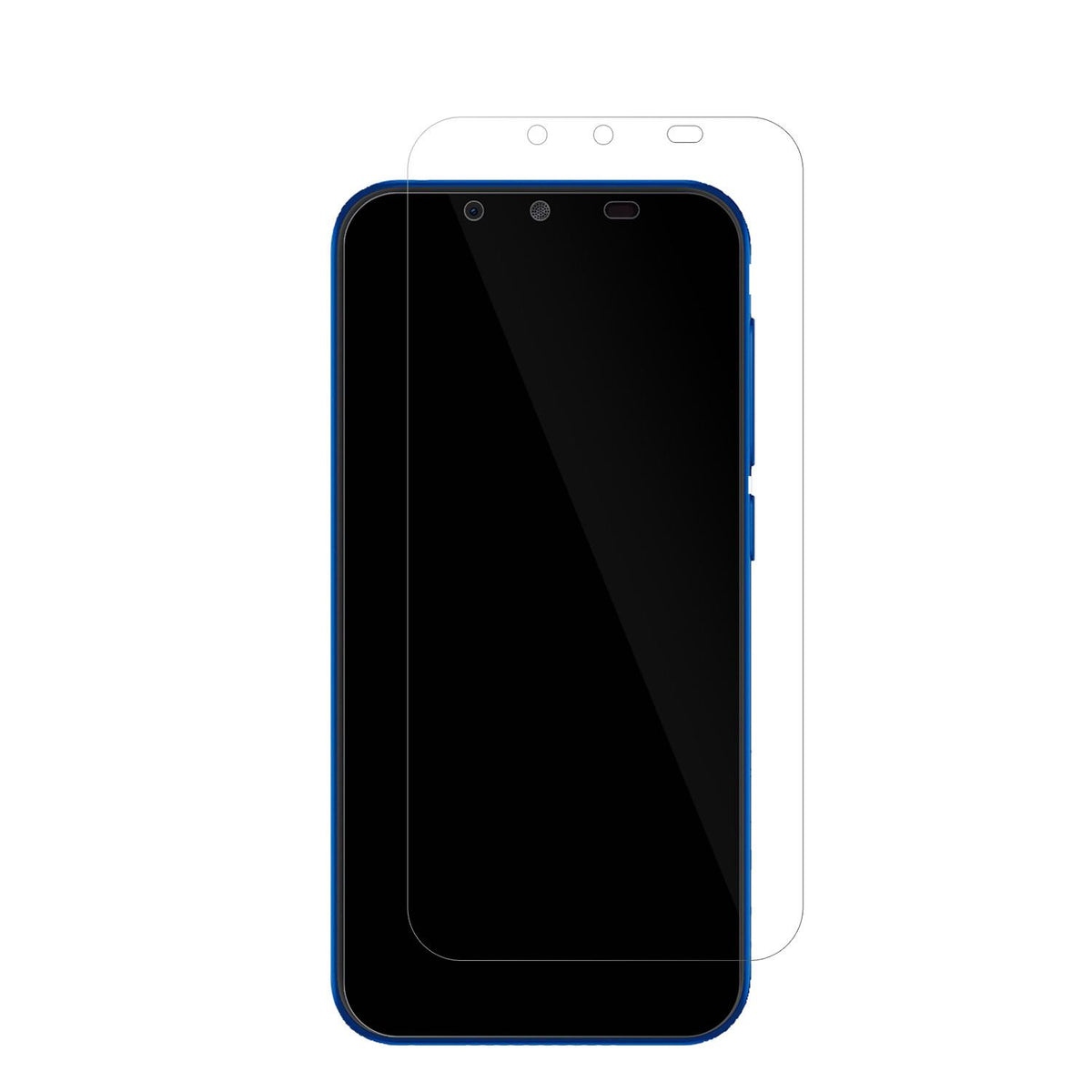 HisenseInfinity E8 mit aufgebrachter dipos Displayschutzfolie, glasklare Darstellung ohne Einschränkungen