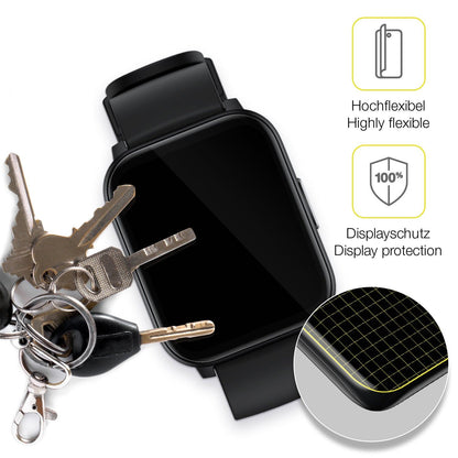 1x 3D Full Cover Schutzfolie für Realme Watch S100