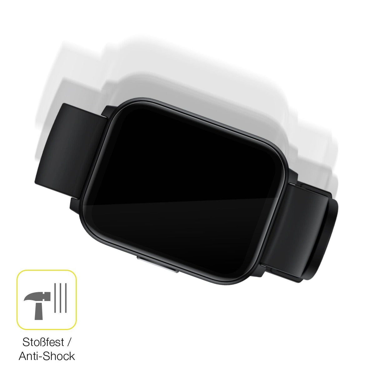 1x 3D Full Cover Schutzfolie für Realme Watch S100
