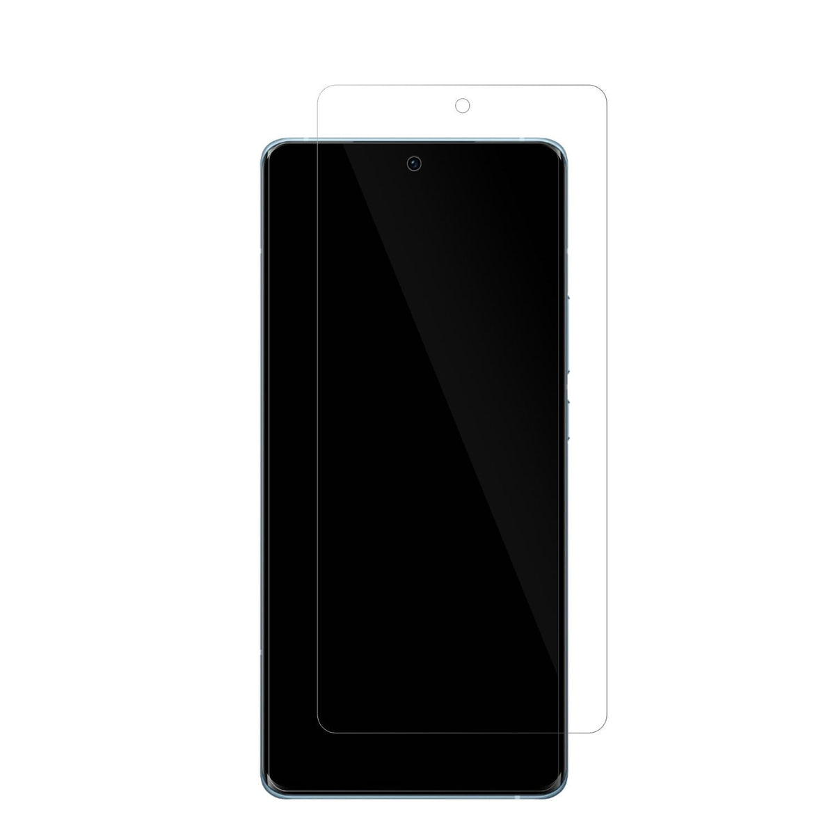 2x Schutzfolie klar für Vivo X60 T Display-Schutzfolie