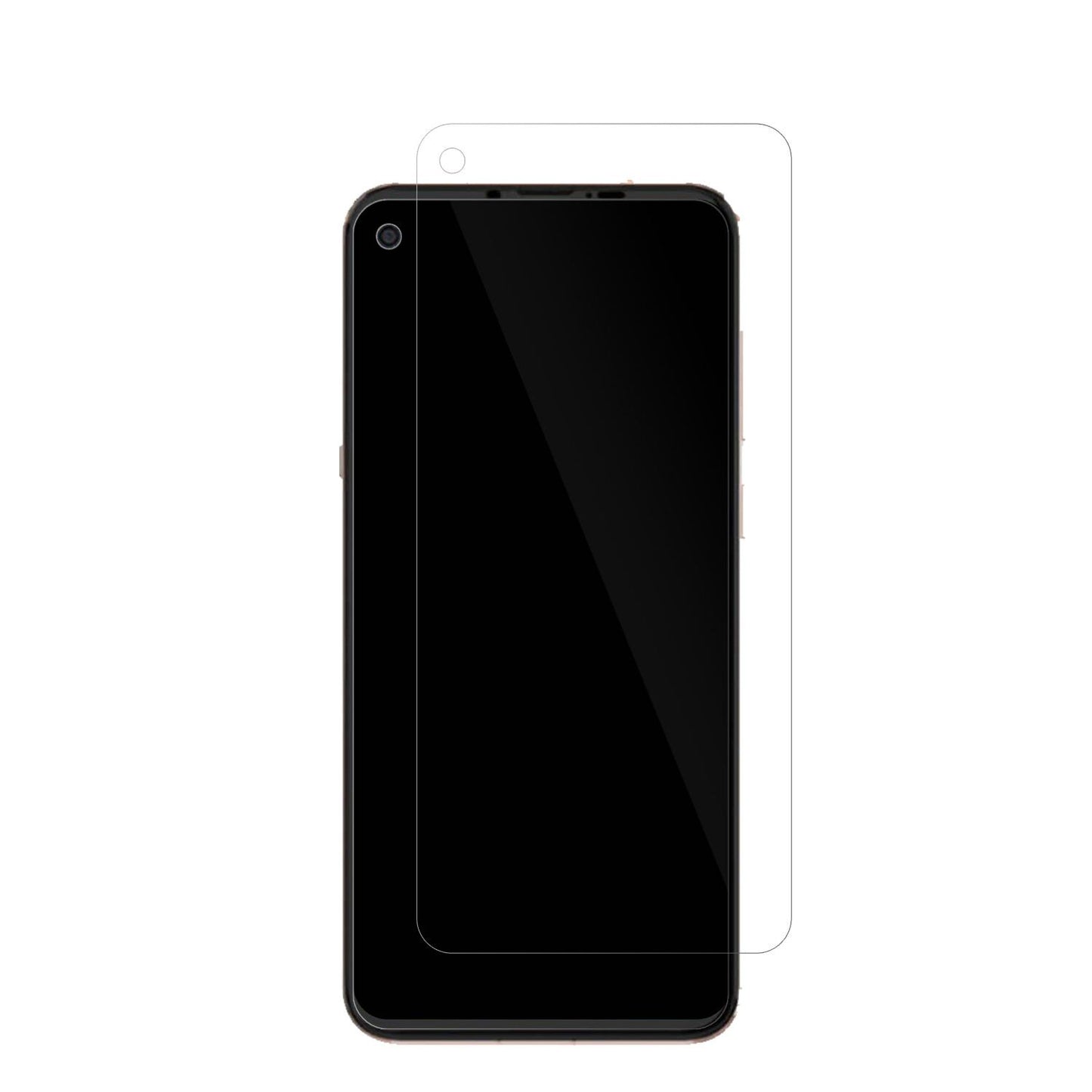 HisenseU30 mit aufgebrachter dipos Displayschutzfolie, glasklare Darstellung ohne Einschränkungen