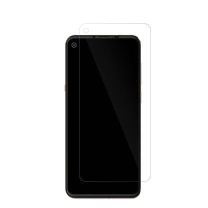 HisenseU30 mit aufgebrachter dipos Displayschutzfolie, glasklare Darstellung ohne Einschränkungen