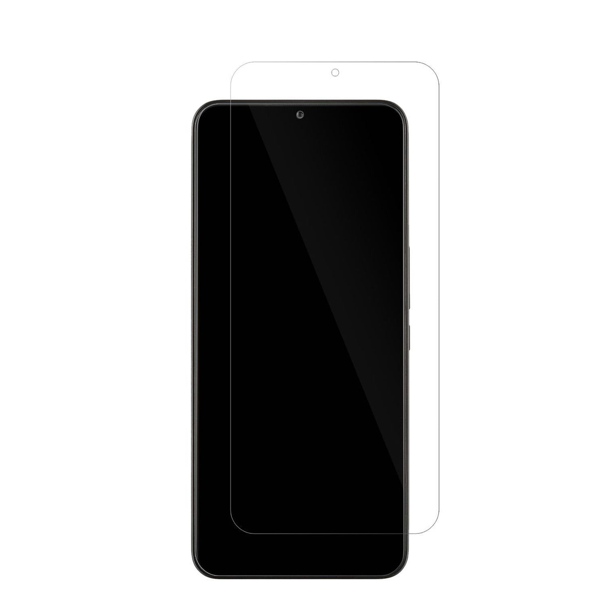 TCL40 R mit aufgebrachter dipos Displayschutzfolie, glasklare Darstellung ohne Einschränkungen