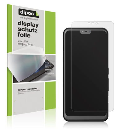 Matte Displayschutzfolie von dipos passend für Fujitsu Arrows U, präziser Zuschnitt und blasenfrei montiert