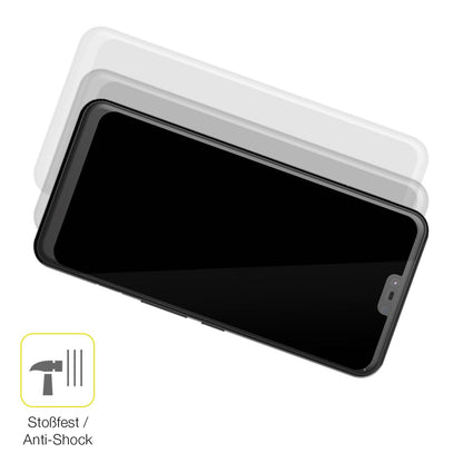2x 3D Full Cover Schutzfolie für Fujitsu Arrows U