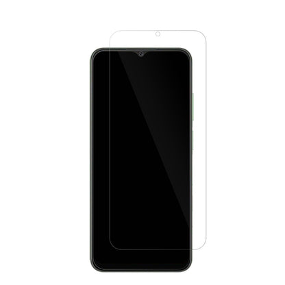 BlackviewA52 mit aufgebrachter dipos Displayschutzfolie, glasklare Darstellung ohne Einschränkungen