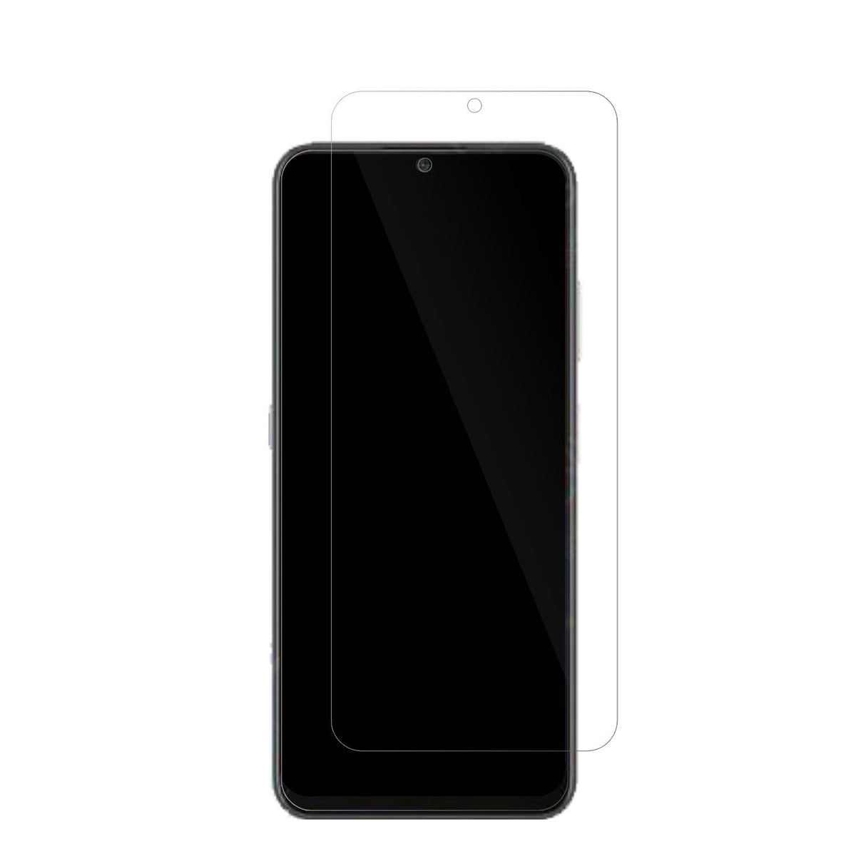 BlackviewA85 mit aufgebrachter dipos Displayschutzfolie, glasklare Darstellung ohne Einschränkungen
