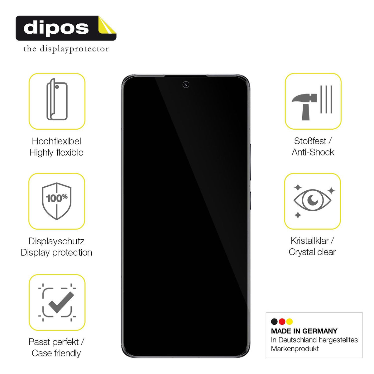 3x 3D Full Cover Schutzfolie für Xiaomi Mi 13 Pro