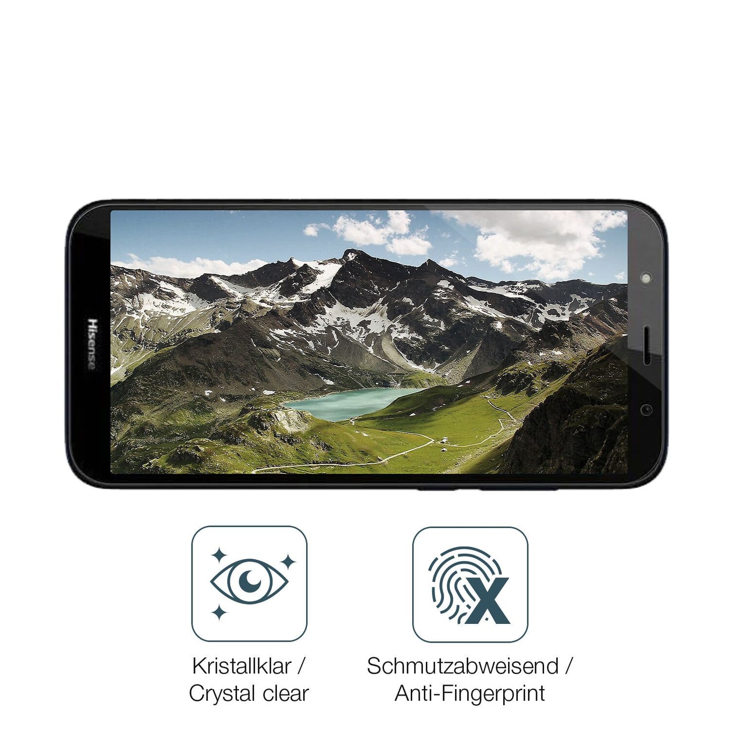 2x 9H Schutzfolie für Hisense E20 Panzerfolie