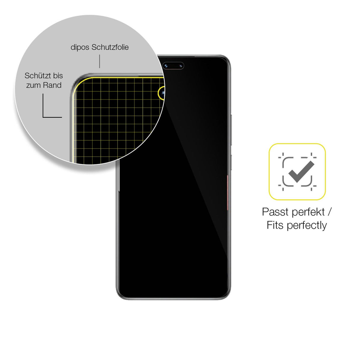 2x 3D Full Cover Schutzfolie für Xiaomi Civi 2