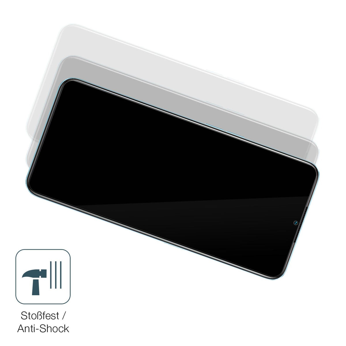 2x 9H Schutzfolie für Oppo A58 Panzerfolie