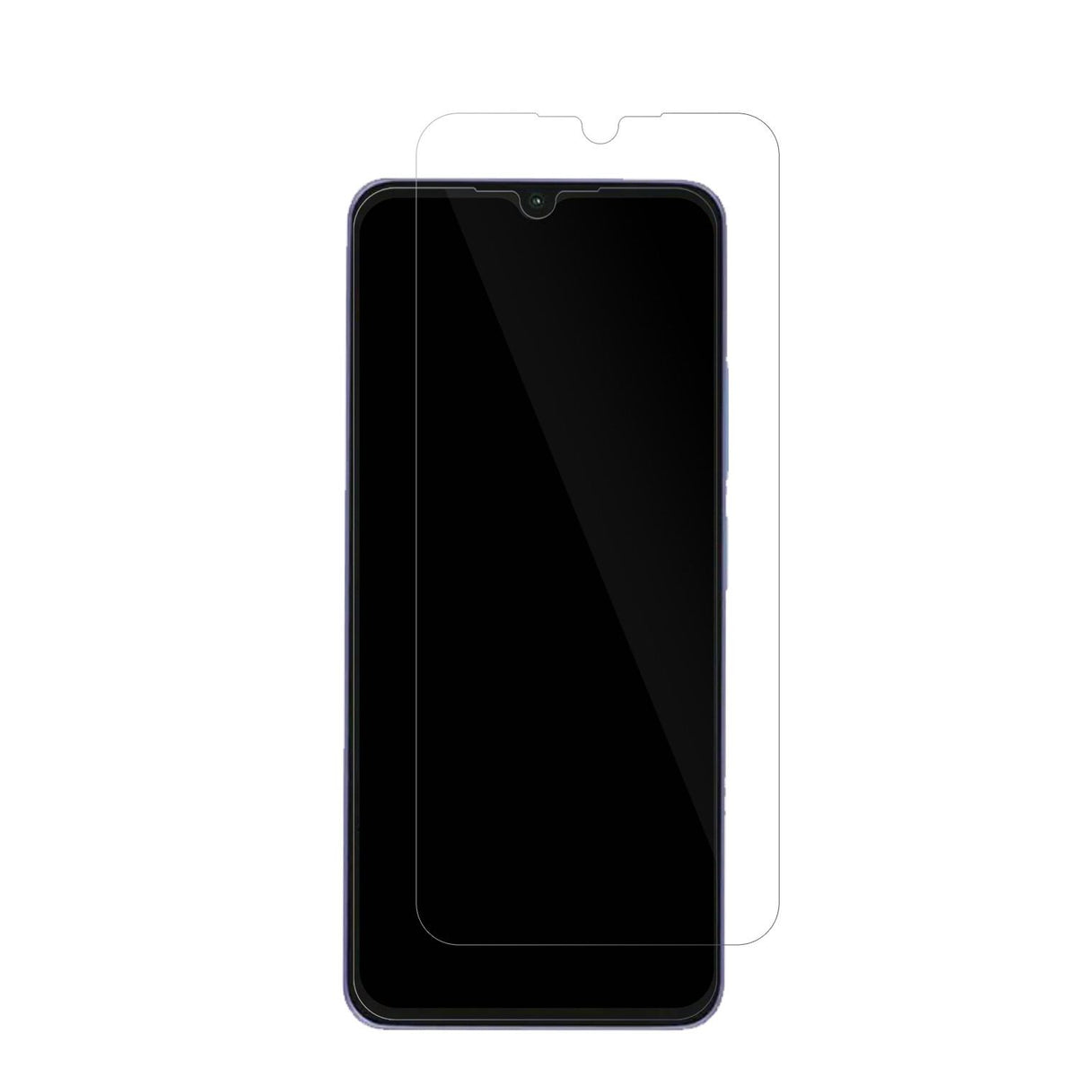 XiaomiPoco C55 mit aufgebrachter dipos Displayschutzfolie, glasklare Darstellung ohne Einschränkungen