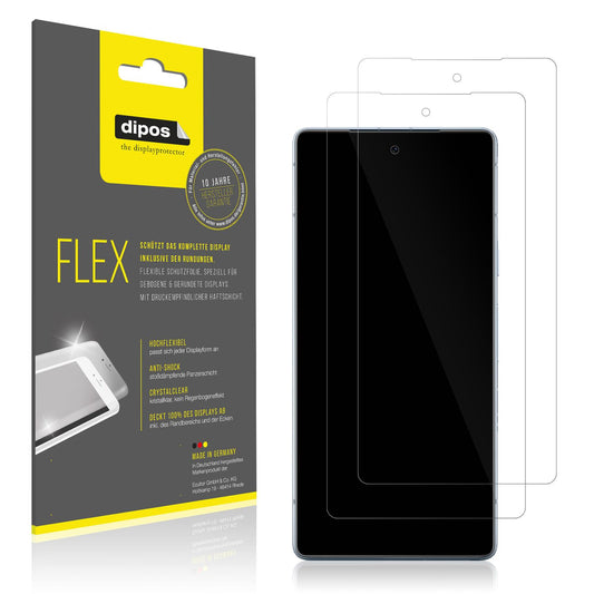 2x 3D Full Cover Schutzfolie für Google Pixel 7a